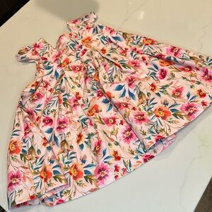 NWOT Catherine Malandrino Girls Pink Floral Sleeveless Sundress Size 3T